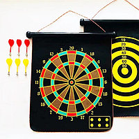 Магнитный дартс двусторонний 43*37 см d=28