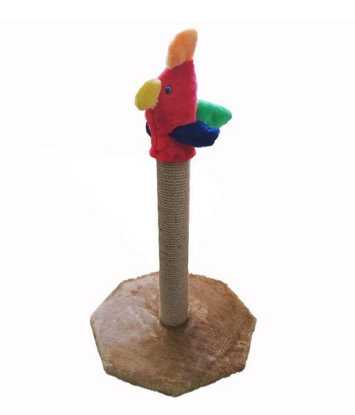 Когтеточка столбик для кошек Попугай, фото 1