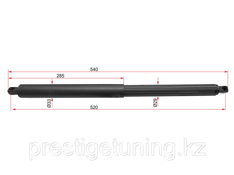 Амортизатор крышки багажника на BMW X5 (E70/71) 2006-13 (SAT)