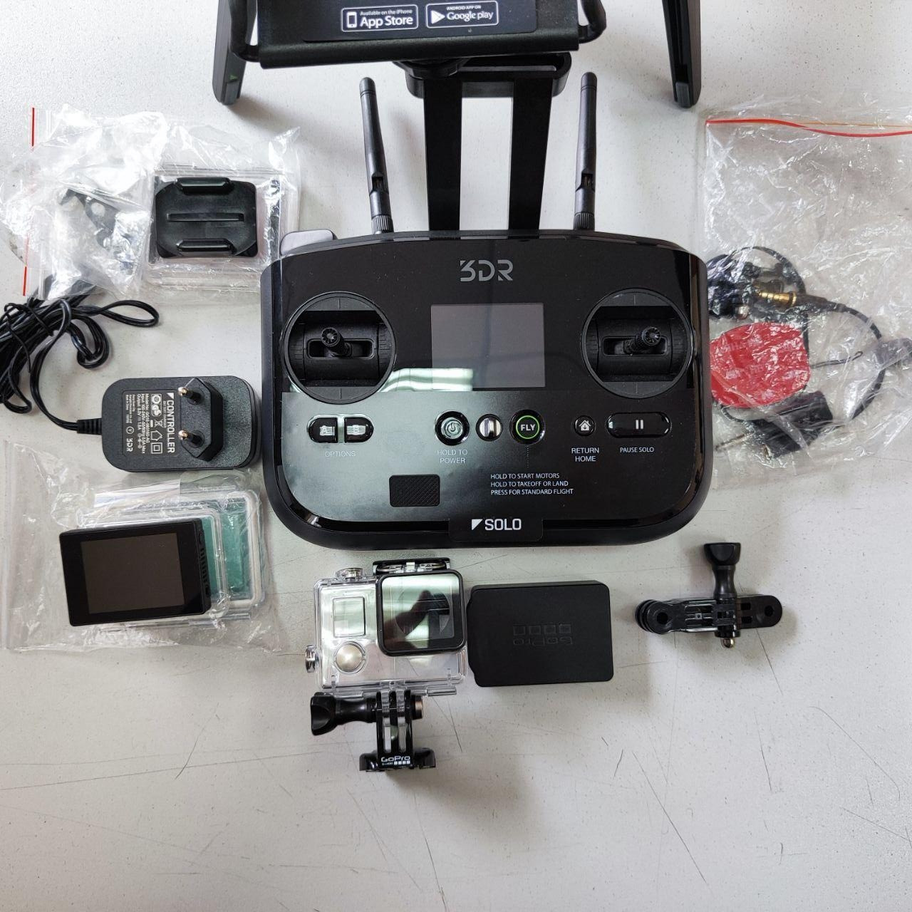 Радиоуправляемый квадрокоптер 3DR Solo + GoPro Hero 3 Plus, Li-Pol, Wi-Fi, GPS, от 18 лет, Black - фото 2 - id-p107643388