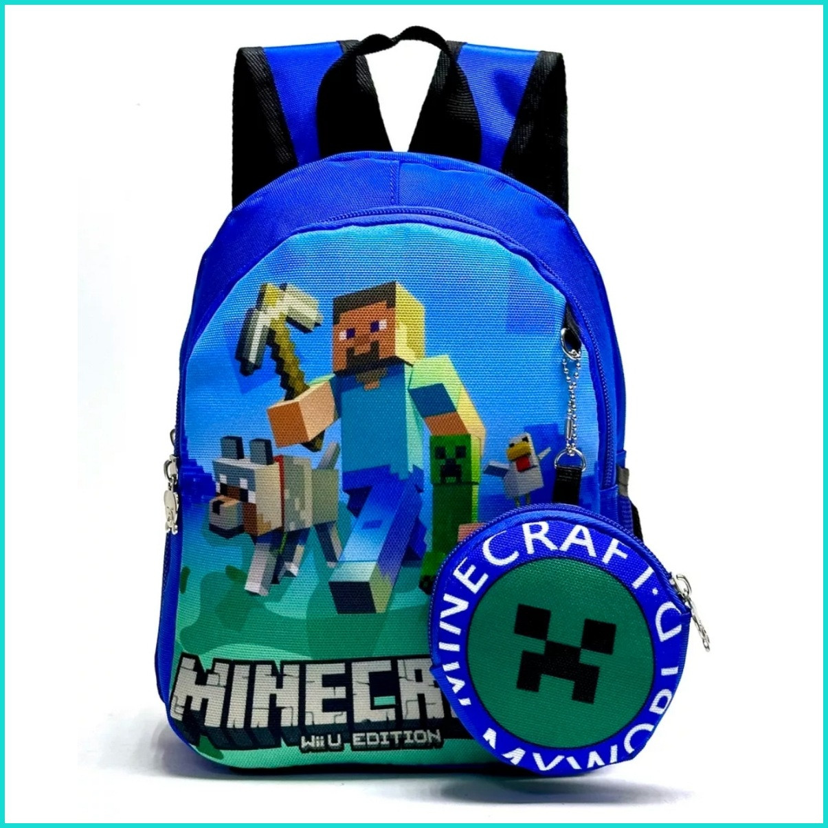 Рюкзак подростковый "Майнкрафт" (Minecraft) - фото 2 - id-p116510699