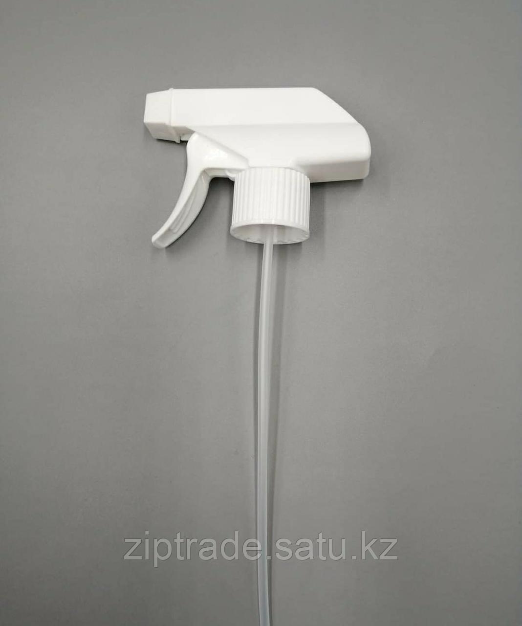 Триггер распылитель пластиковый дозатор белый - фото 2 - id-p116494551