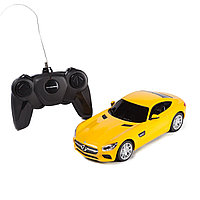 Rastar: Радиоуправляемая машинка Mercedes-AMG GT на пульте управления, желтый, 1:24
