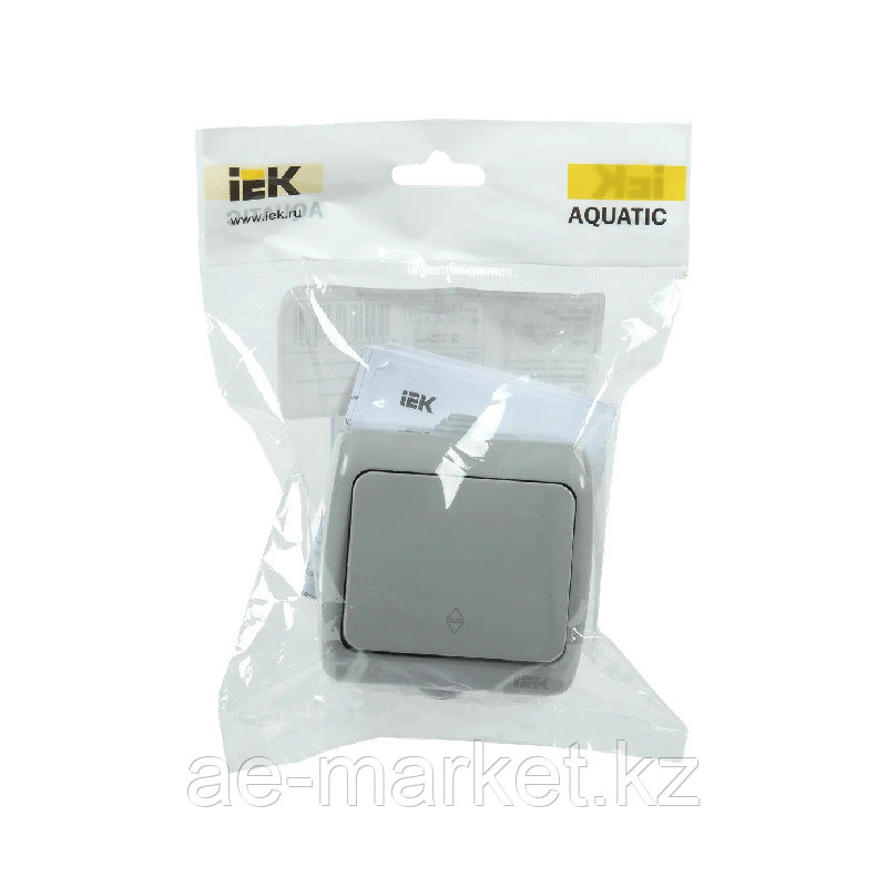 Выключатель проходной 1кл о/у 10А IP54 AQUATIC ВС-20-1-2-А IEK - фото 3 - id-p110488232