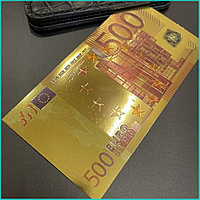 Сувенирные 500 евро (позолоченные)