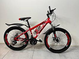 Велосипед S-MAKER S-MAKER M124-6 24 2024 14 красный