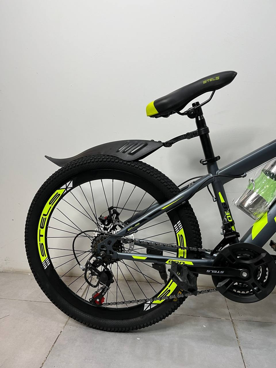 Велосипед S-MAKER S-MAKER M124-6 24 дюйм 2024 зеленый - фото 2 - id-p116514528