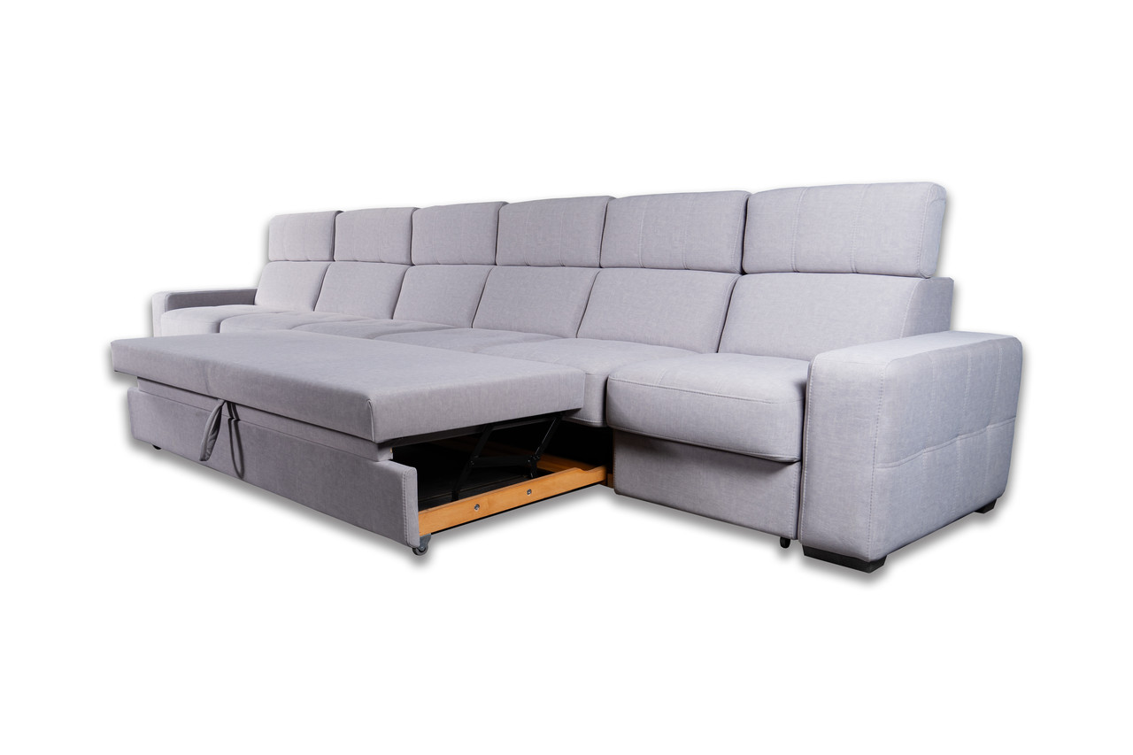 Прямой диван Карат люкс Светло-серый - фото 2 - id-p116514732