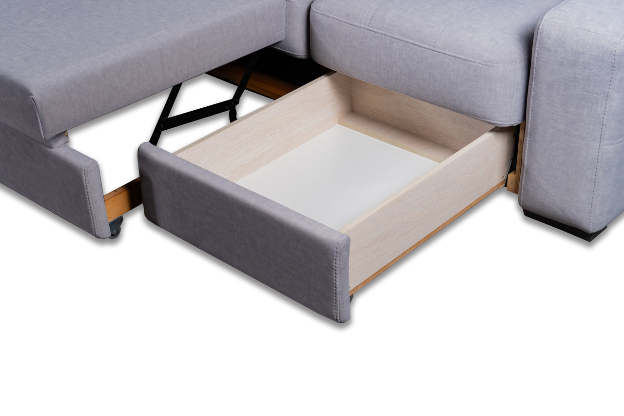 Прямой диван Карат люкс Светло-серый - фото 4 - id-p116514732