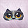 Мягкая маска для сна с гелевым вкладышем Кошка, фото 5