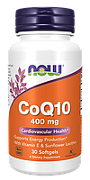 CoQ10 400 mg, 30 softgels, NOW