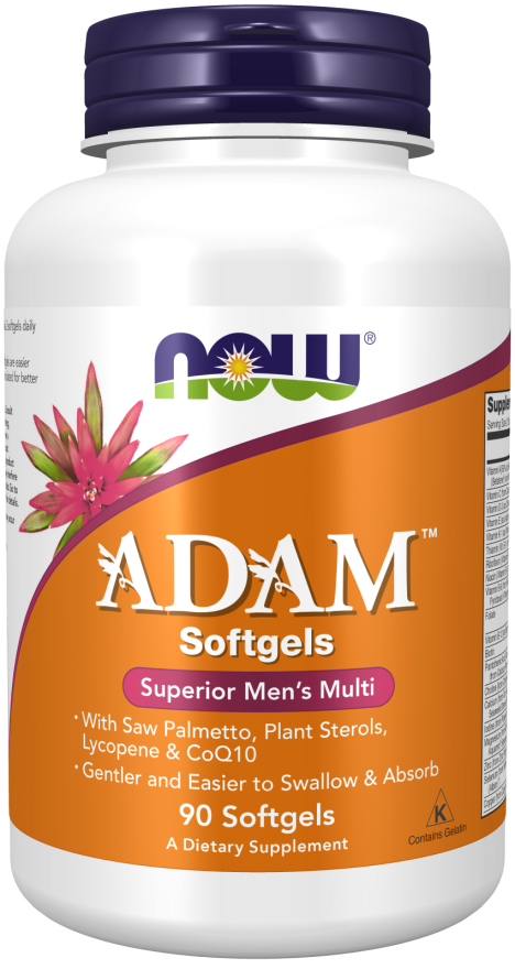 ADAM Superior Men's Multi, 90 softgels, NOW - фото 1 - id-p116514935