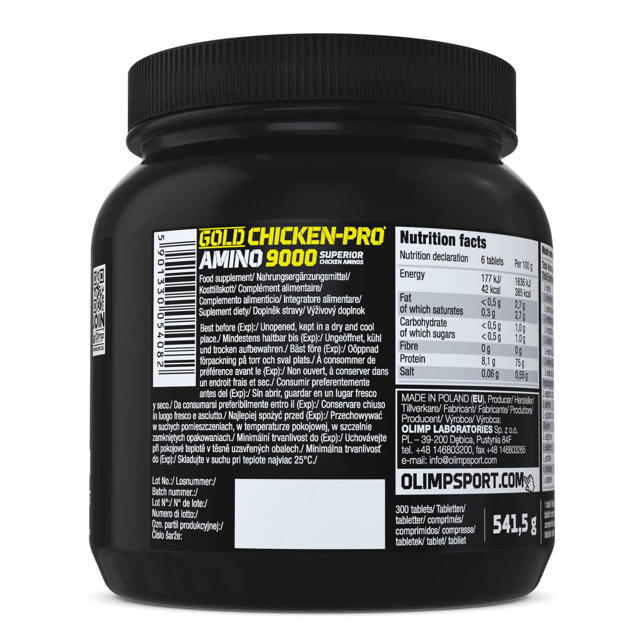 Gold Chicken-Pro Amino 9000, 300 tabs, Olimp Nutrition - фото 3 - id-p116514968