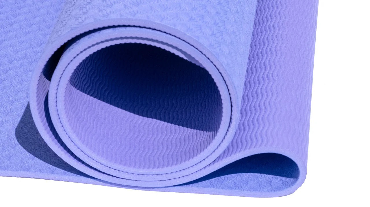 Коврик для йоги 6,8 мм фиолетовый, Без Лого - фото 1 - id-p116515066