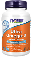 Ultra Omega 3, 90 softgels, NOW