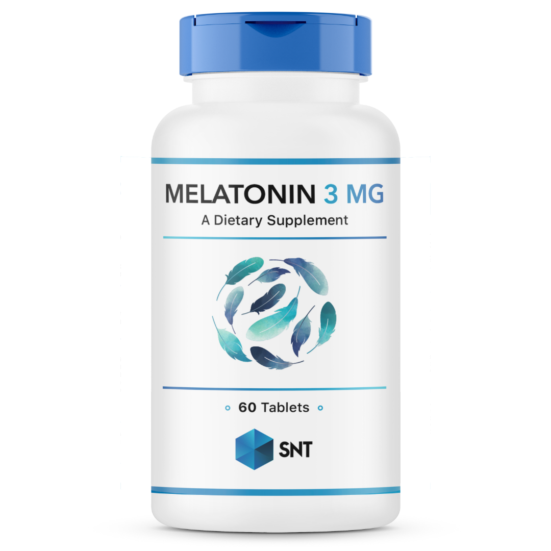 Melatonin 3 mg, 60 tab, SNT - фото 1 - id-p116515183