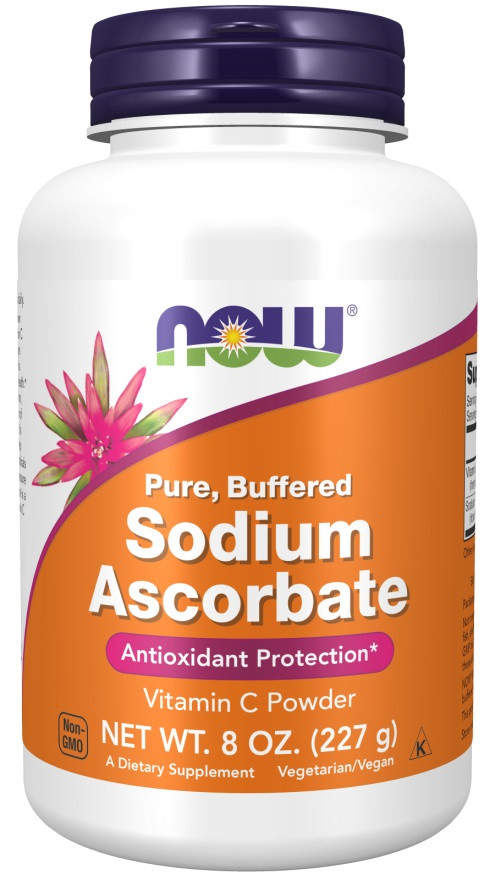 Sodium Ascorbate Vitamin C Powder, 227 g, NOW, фото 1