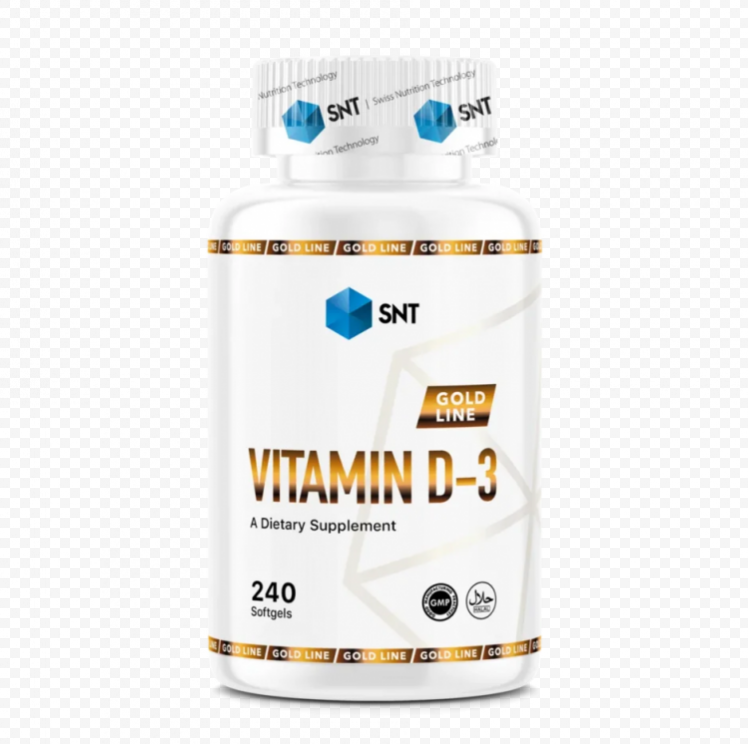 GOLD LINE Vitamin D-3 5000 iu, 240 softgels, SNT - фото 1 - id-p116515288