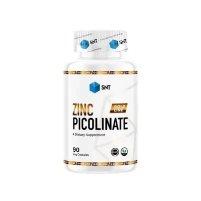 GOLD LINE Zinc Picolinate 22 mg, 90 veg.caps, SNT - фото 1 - id-p116515292