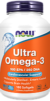 Ultra Omega 3, 180 softgels, NOW
