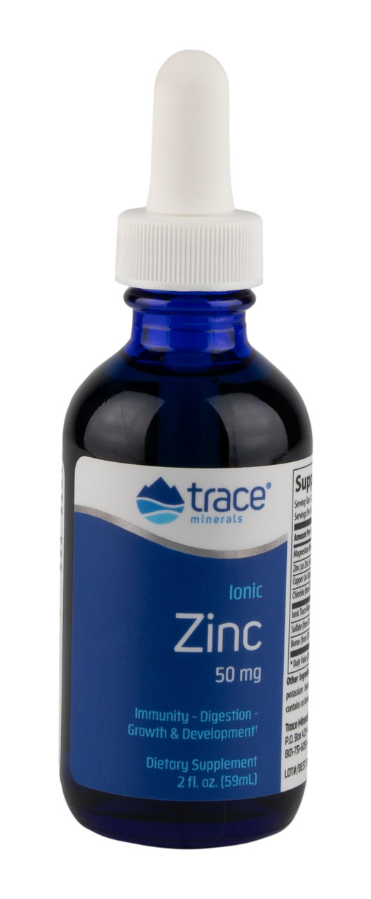 Ionic Zinc 50 mg, 59 ml, Trace minerals, фото 1
