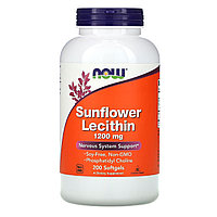 Sunflower Lecithin 1200 mg, 200 softgels, NOW