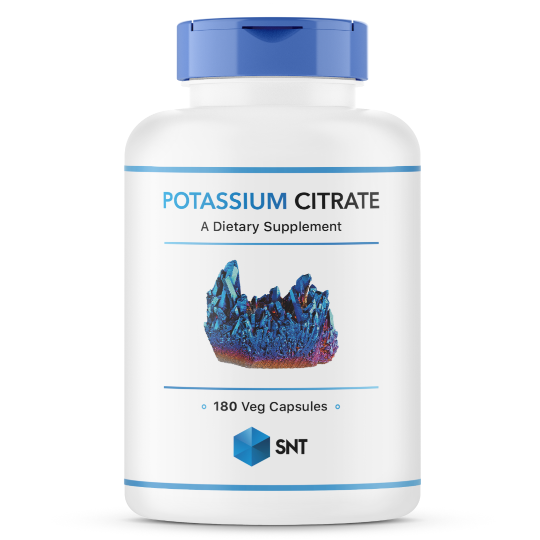 Potassium Citrate 99 mg, 180 veg caps, SNT, фото 1