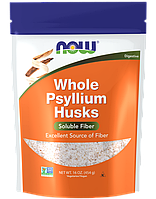 Whole Psyllium Husks bag, 454 g (16 oz), NOW