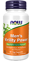 Men`s Virility Power, 60 veg caps, NOW
