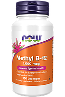 Methyl B-12 1000 mcg, 100 lozenges, NOW