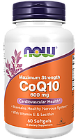 CoQ10 600 mg, 60 softgels, NOW