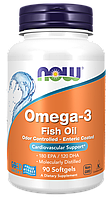 Omega-3 Interic, 90 softgels, NOW