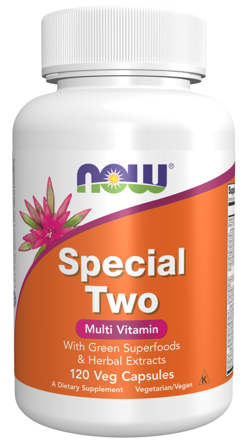 Special Two multi vitamin, 120 veg.caps, NOW, фото 1