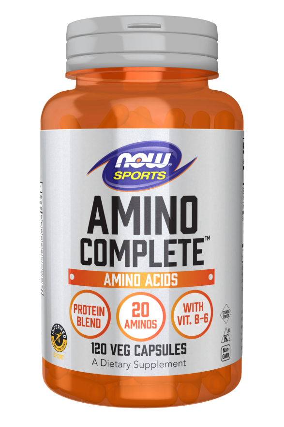 Amino Complete, 120 veg.caps, NOW - фото 1 - id-p116516469