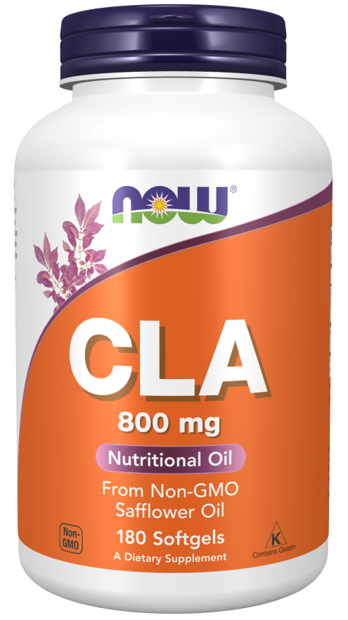 Бад CLA 800 mg, 180 softgels, NOW, фото 1