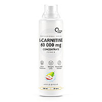 Жиросжигатели L-Carnitine 60 000 mg, 500 ml, Optimum system Apple & pear