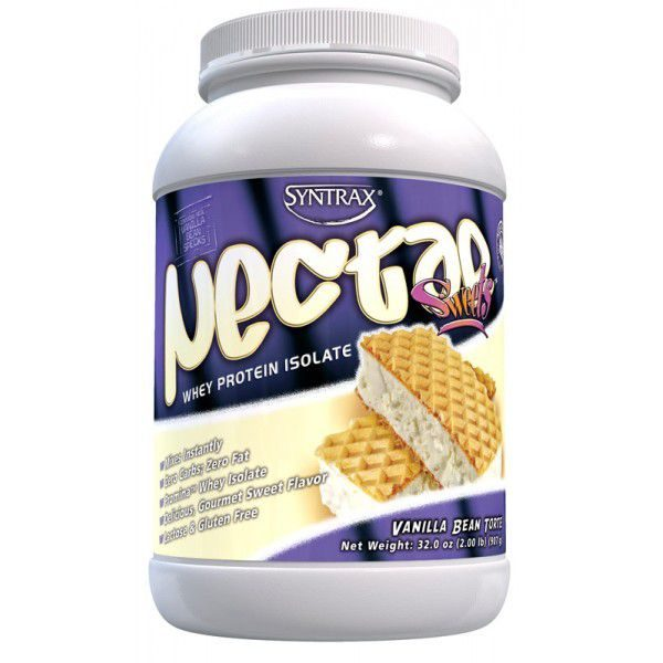 ИЗОЛЯТ Nectar, 907 g, SYNTRAX Vanilla Bean Torte - фото 1 - id-p116517020