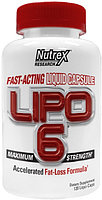 Жиросжигатель Lipo-6, 120 liquid caps, Nutrex