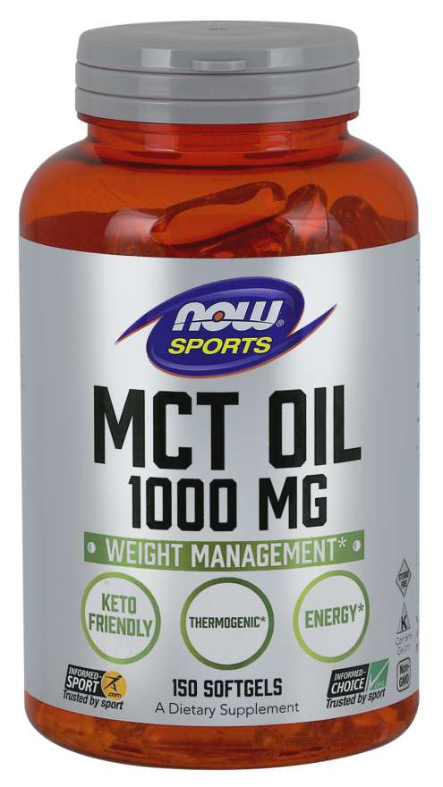 БАД MCT OIL 1000 mg, 150 softgels, NOW - фото 1 - id-p116516632