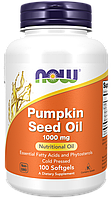 БАД Pumpkin Seed Oil 1000 mg, 100 softgels, NOW