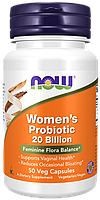 Пробиотик Women`s Probiotic 20 Billion, 50 veg.caps, NOW