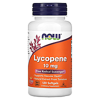 БАД Lycopene 10 mg, 120 softgels, NOW