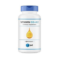 Витамины Vitamin D3+K2, 150 softgels, SNT