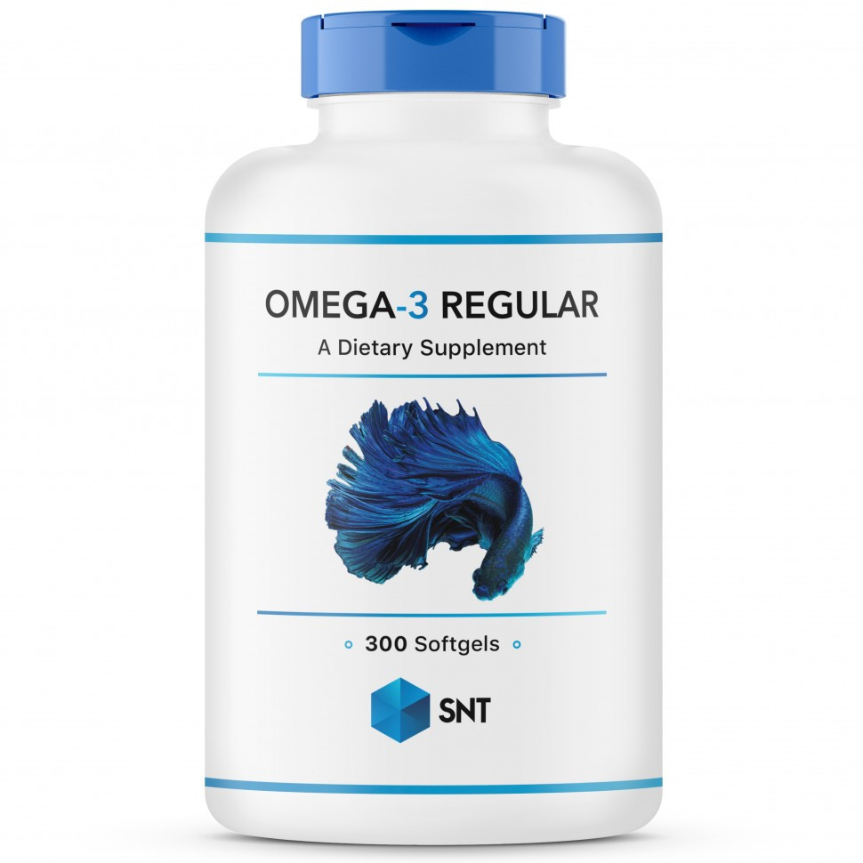 Омега Omega-3 Regular, 300 softgels, SNT, фото 1