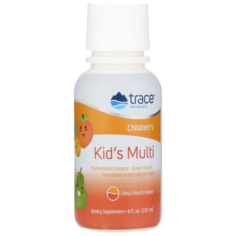 Детские витамины Kid`s Multi, 237 ml, Trace minerals Citrus Punch - фото 1 - id-p116516713