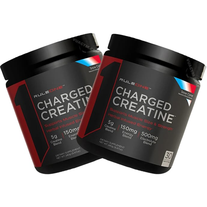 Креатин R1 Charged Creatine, 240 g, Rule1 Snow cone, фото 1