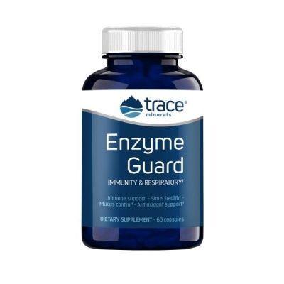 Пищеварение Enzyme Guard, 60 caps, Trace Minerals, фото 1