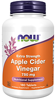 Бад Apple Cider Vinegar 750 mg, 180 tab, NOW