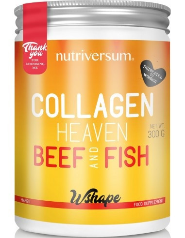WSHAPE - Collagen Heaven, 300 g, NUTRIVERSUM Mango - фото 1 - id-p116515771