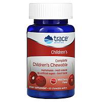 Complete Children`s Chewable, 60 chewable wafers, Trace minerals Wild Cherry